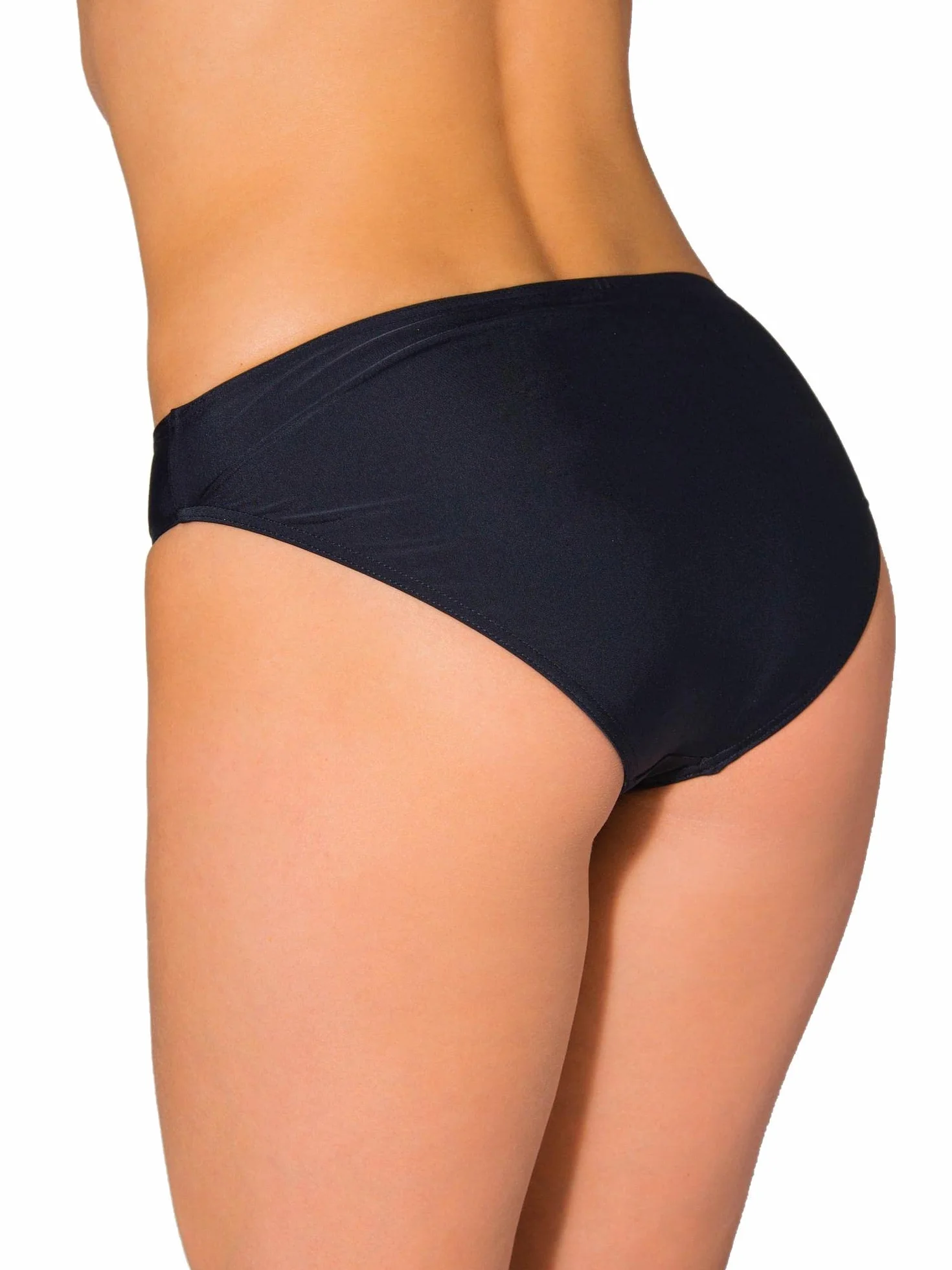 Aquarti Slip Bikini Donna Vita Media – Slip Costume Donna in Tinta Unita con Taglio Classico