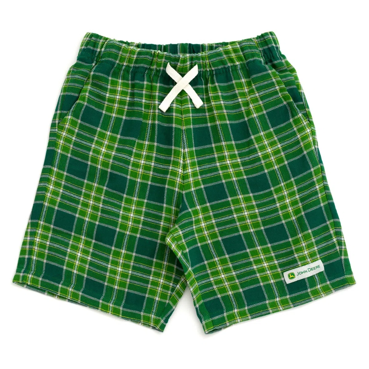 John Deere Completo con maglietta e pantaloncini da trattore per bambini grandi (2T - 10-12)