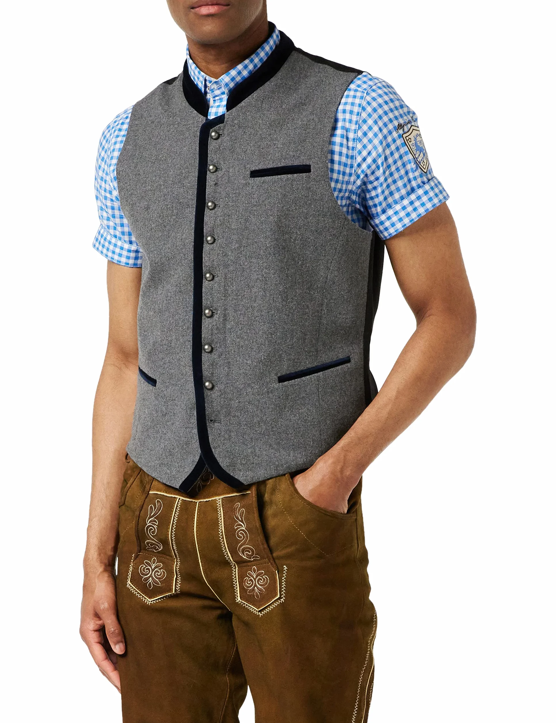 Stockerpoint Alonso Trachtenwesten Uomo (Pacco da 1)