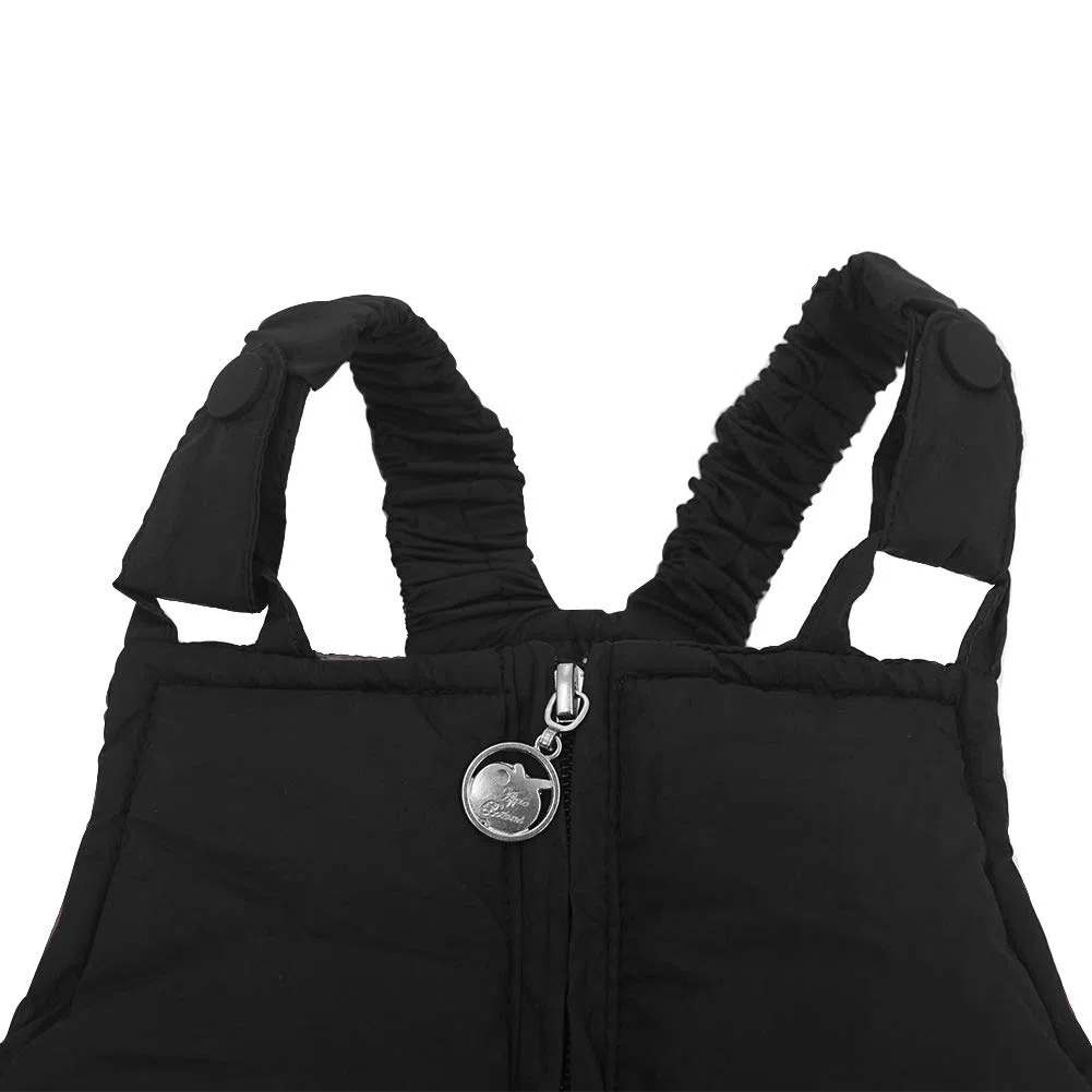 Happy Cherry - Salopette Invernale Bambino Bambini Pagliaccetto Imbottita Senza Maniche Tuta da Neve Neonato Inverno Pantaloni Lunghi Abbigliamento Caldo - 6 Mesi-4 Anni