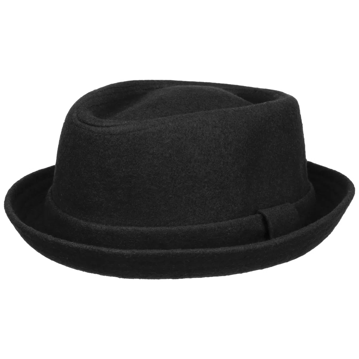 LIPODO Diamond Crown Pork Pie Cappello Feltro Lana Invernale Moda Donna Uomo