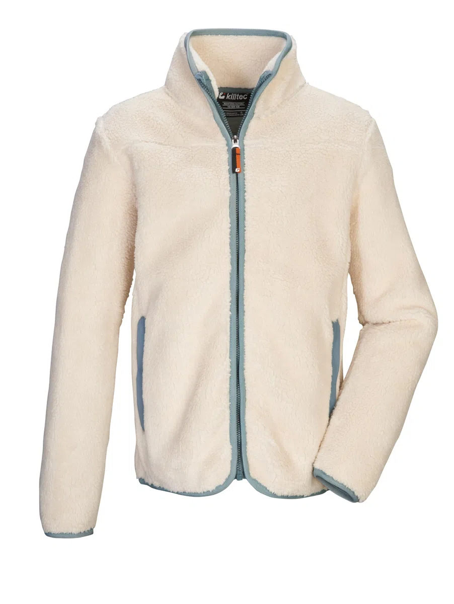 Killtec Kow 241 Bys Flc Jckt Giacca in sherpa/pile con colletto rialzato Bambini e ragazzi