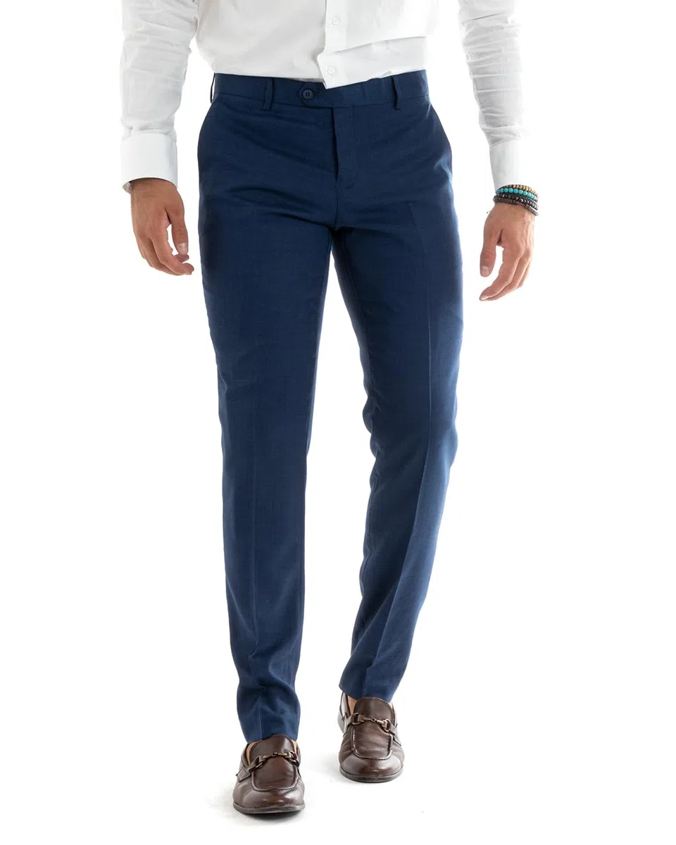 Abito Uomo Outfit Completo Giacca Pantalone Melangiato Cerimonia Elegante Casual