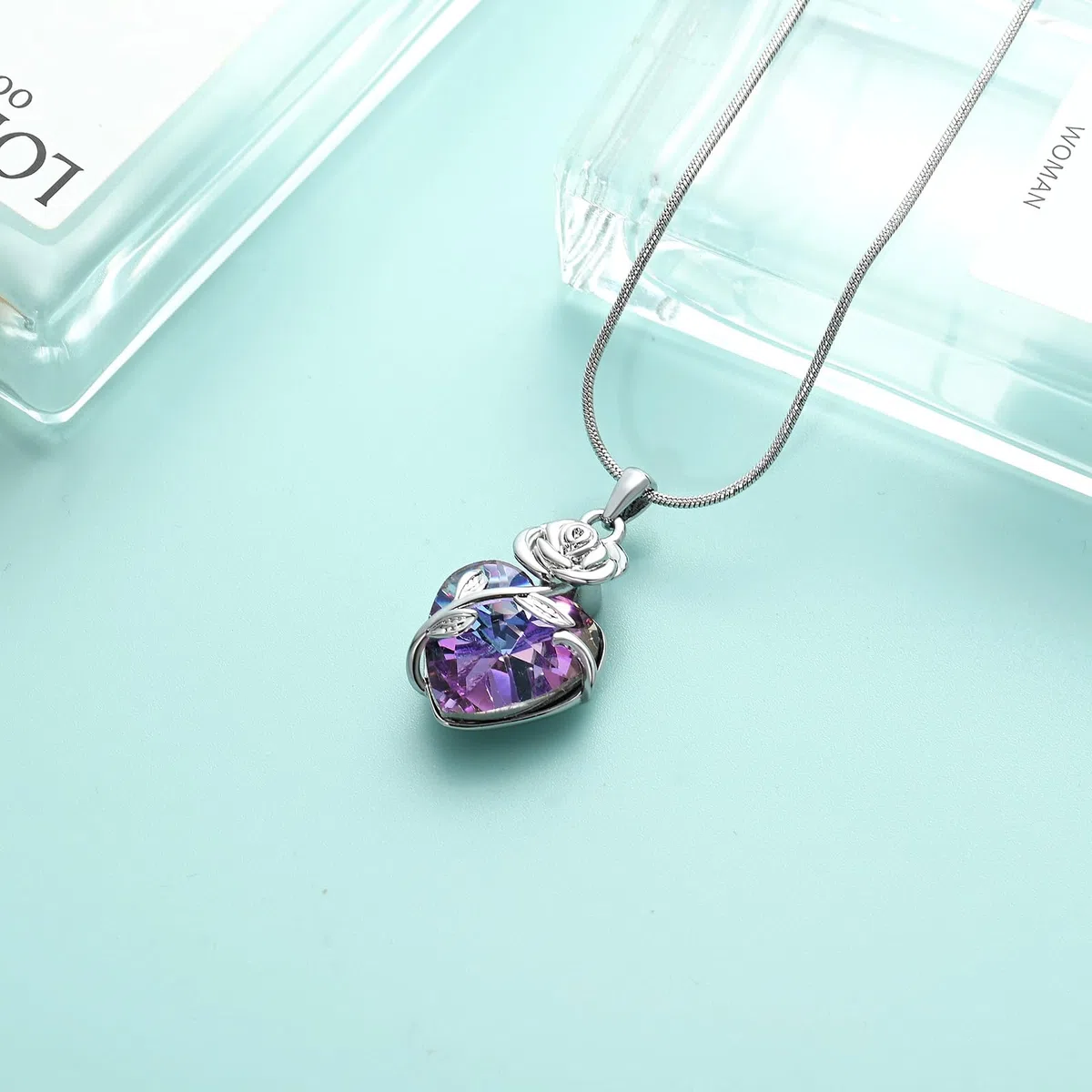 Gioielli per cremazione a forma di cuore, urna di nascita, collana per cenere, in acciaio inox, per cenere, ricordi, ceneri umani, urne