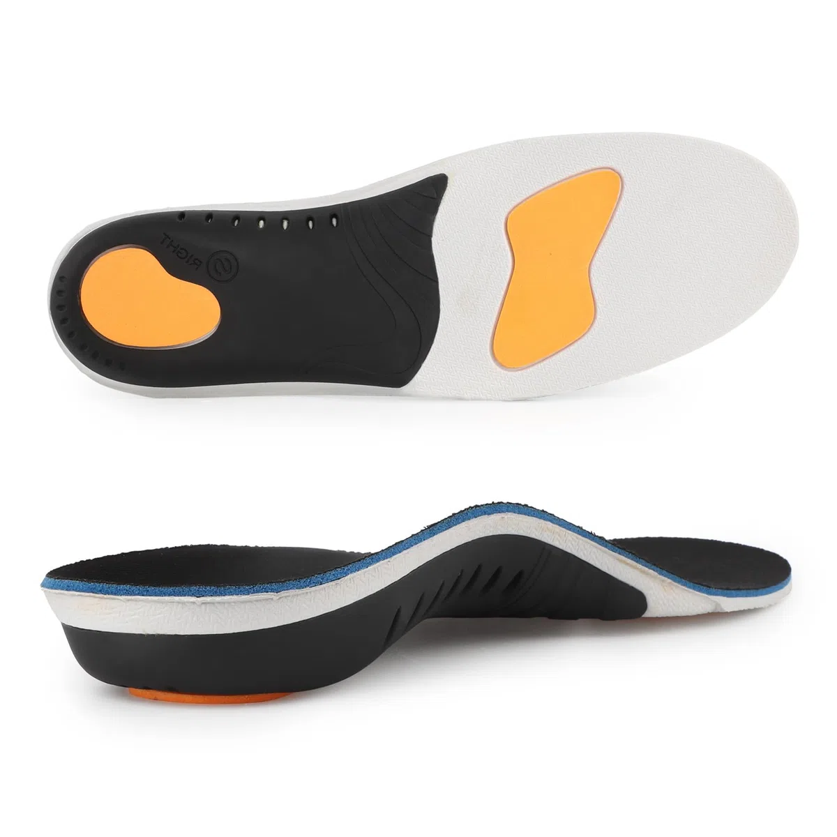 riemot Solette Ortopediche Supporto Arco Plantare per Fascite Plantare, Tallonite e Piede Piatto, Solette Scarpe Plantari Ortopedici Uomo e Donna Soletta Antishock con Ammortizzazione