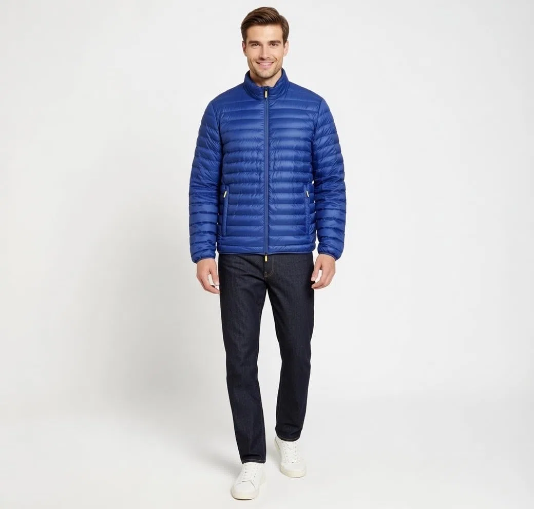 GIUBBOTTO UOMO PRIMAVERILE - PIUMINO UOMO LEGGERO ULTRALIGHT - ESTIVO - 60 GRAMMI - GIACCA PRIMAVERILE