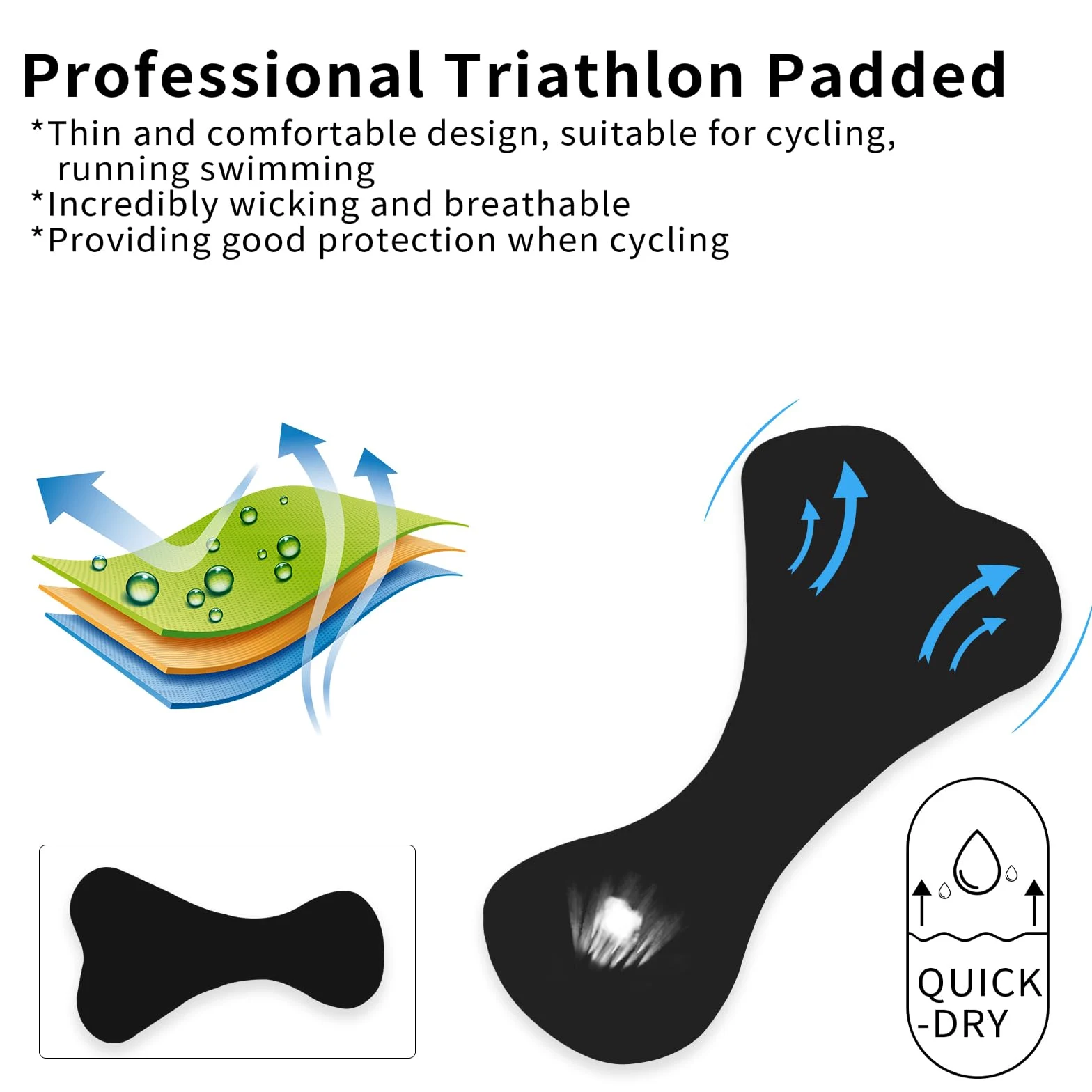 Tuta da triathlon da uomo, a maniche corte, ideale per Ironman Racing Tri Suit
