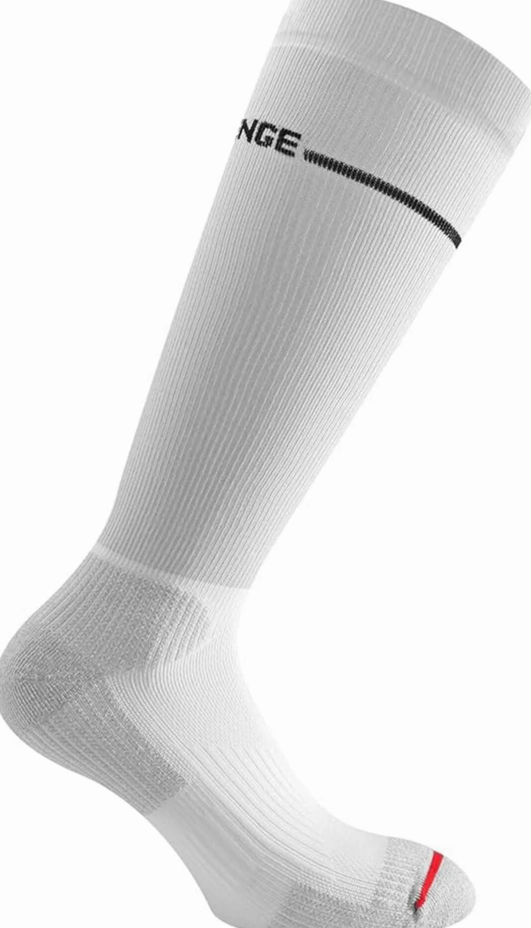 R-EVENGE Kit 4 Calze Running lunghe per la corsa indoor, outdoor, trekking e tempo libero con rinforzo sulla punta e tallone.
