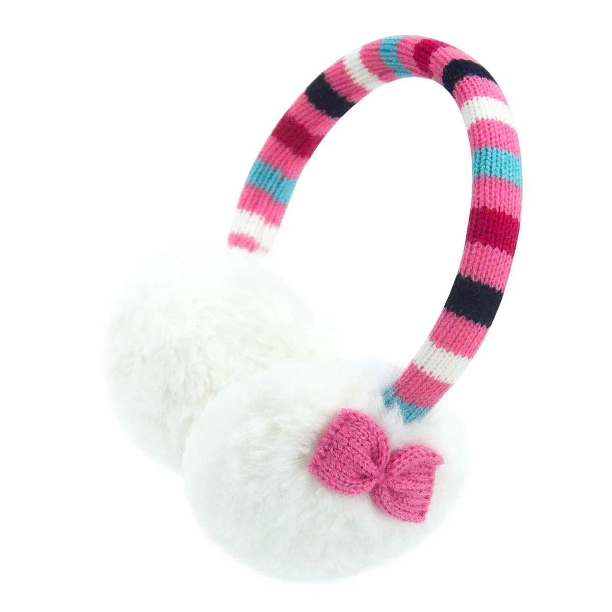 Girls Knitted Earmuffs Mittens and Scarf Set Kids Winter Warm Ear Muffs and Gloves Neck Warmer Set in Cute Animal Design