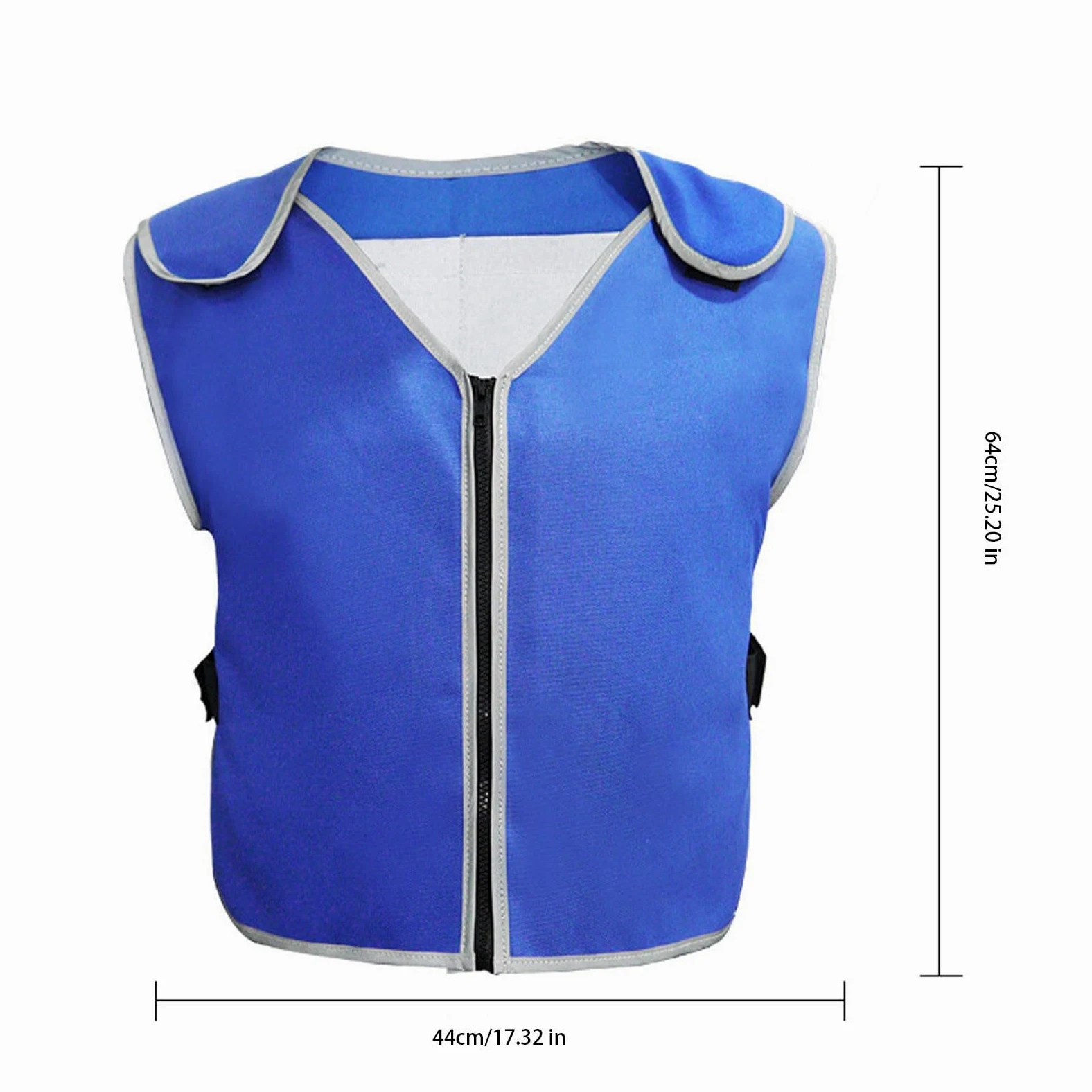 Generisch 2026 Gilet refrigerante per uomo, donna, adolescenti, gilet da ghiaccio regolabile per clima caldo, ideale per lavorare all'aperto, pesca, ciclismo, corsa, giardinaggio, moto