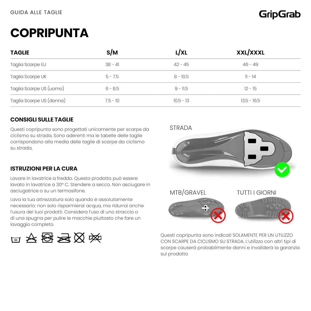 GripGrab Copripunta Antivento per Bici da Strada Copriscarpe da Ciclismo Termico Isolante Scaldapiedi Copriscarpe
