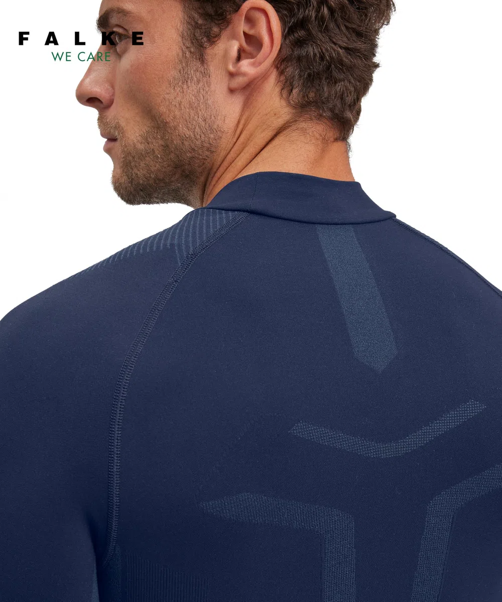FALKE Uomo Warm Turtleneck Maglia Sportiva Tecnica Manica Lunga per Temperature da miti a Fredde Caldo Intimo Tecnico Traspiranti Asciugatura Rapida sostenibili Filo Funzionale 1 Pezzo