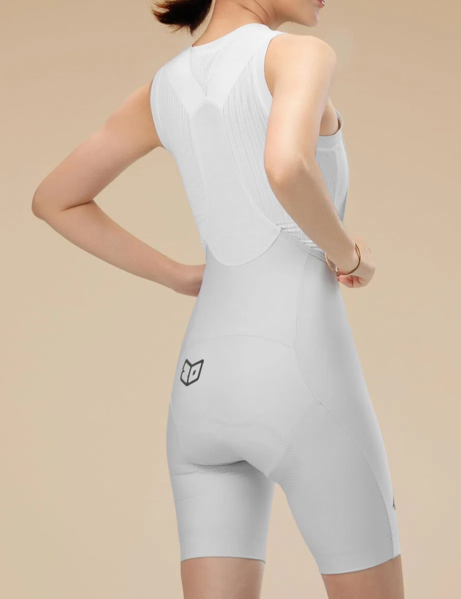 LAMEDA Salopette Ciclismo Donna con Fondello 3D Pantaloncini Ciclista con Bretelle da Bici da Strada Pantaloncini MTB Asciugatura Rapida Trasapirante