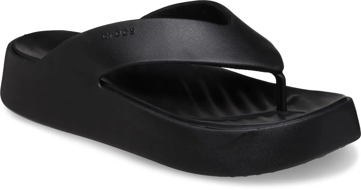 Crocs Getaway Platform Patent Flip, Infradito Donna
