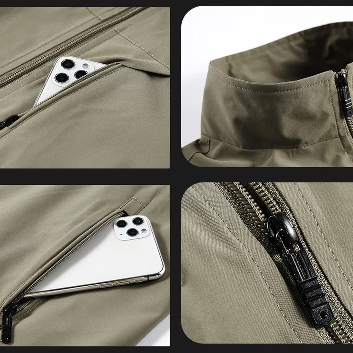 Achimlt Gilet Uomo Estivo da Lavoro Leggeri Traspirante Outdoor Giubbotto con Cerniera Integrale Sportivo Senza Maniche Gilet Estivo Uomo con Tasche per Fotografia Pesca Escursionismo