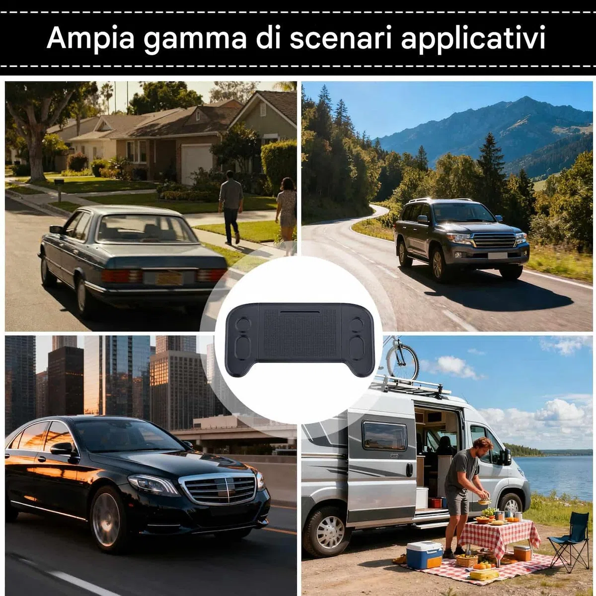 Vassoio Per Volante Accessorio Auto Piegevole | Vassoio per Alimenti da Auto per Viaggiatori Auto SUV Camper Furgoni Sedan Spuntini Bevande Commute Viaggi Campeggio