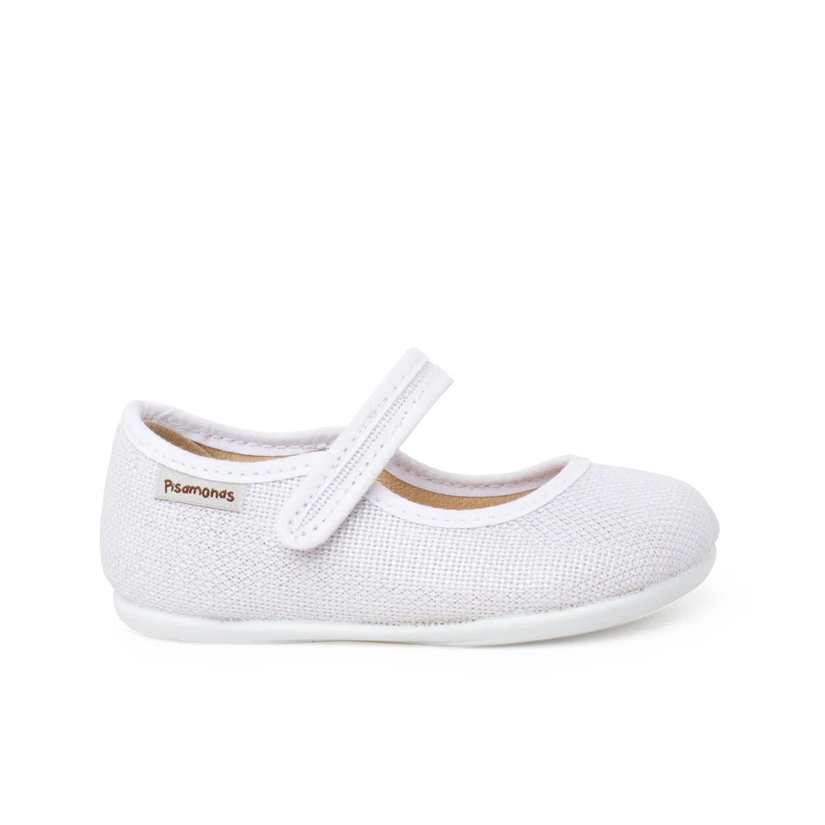 Pisamonas Ballerine con Cinturino Barefoot Lino Brillante A Strappo