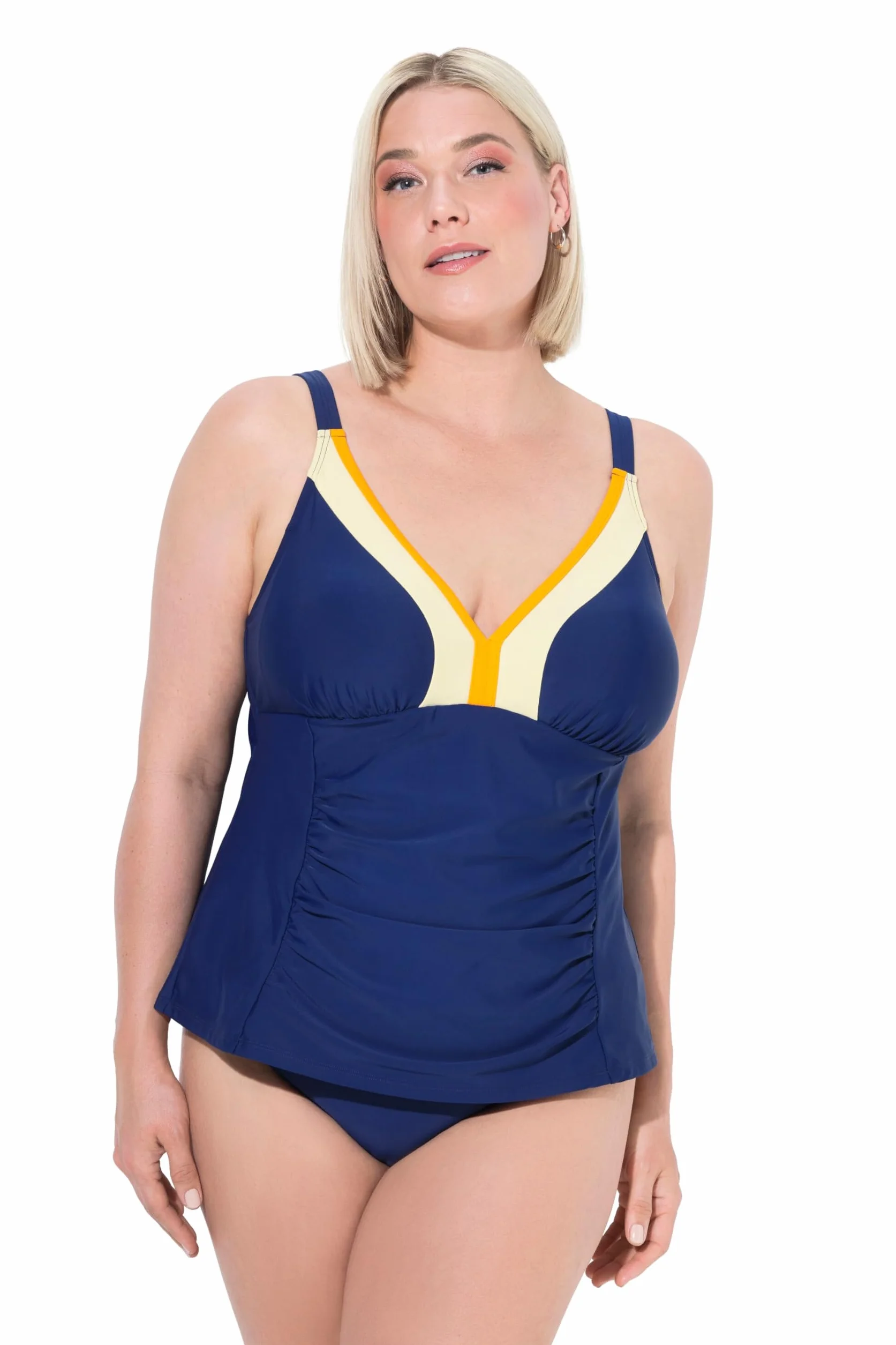 Ulla Popken Tankini, Sabrina, Colourblock Set Donna