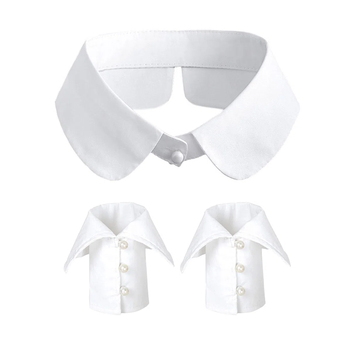 Versatile polsino da polso mezza camicia colletto falso staccabile risvolto diffusione versatile collare arte scialle scialle scialle decorativo