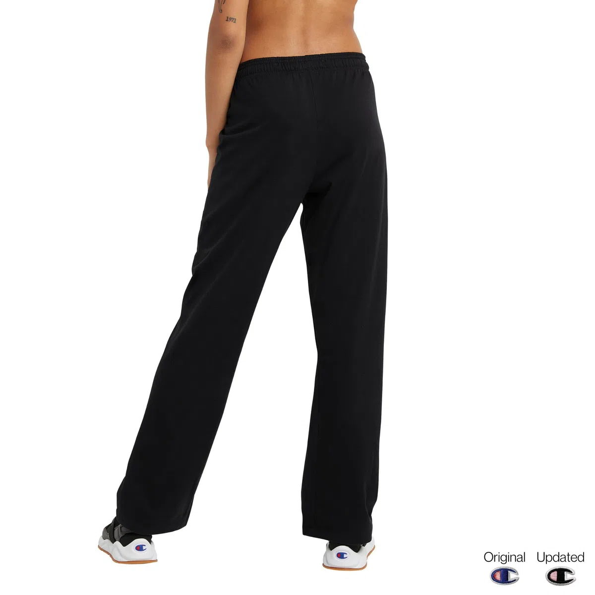 Champion - Pantalone Jersey, Pantaloni di Cotone, Pantaloni della Tuta da Donna con Coulisse, Pantaloni della Tuta da Donna, 78,7 cm Donna