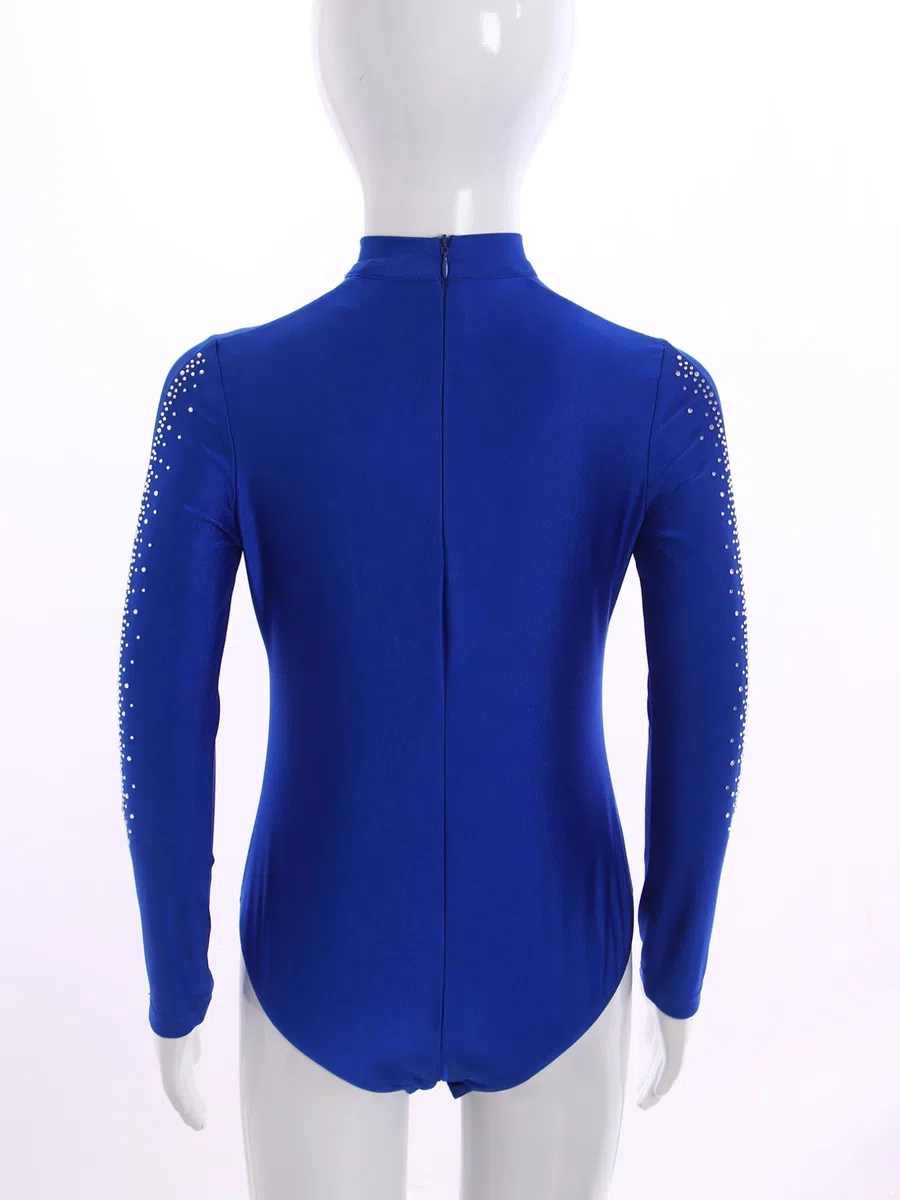 renvena Body Slim Fit Bambino per Ballo da Sala Danza Standard Latino Americano Leotards da Danza Claasica Balletto Abito da Jazz Tango Samba Rumba Competizione