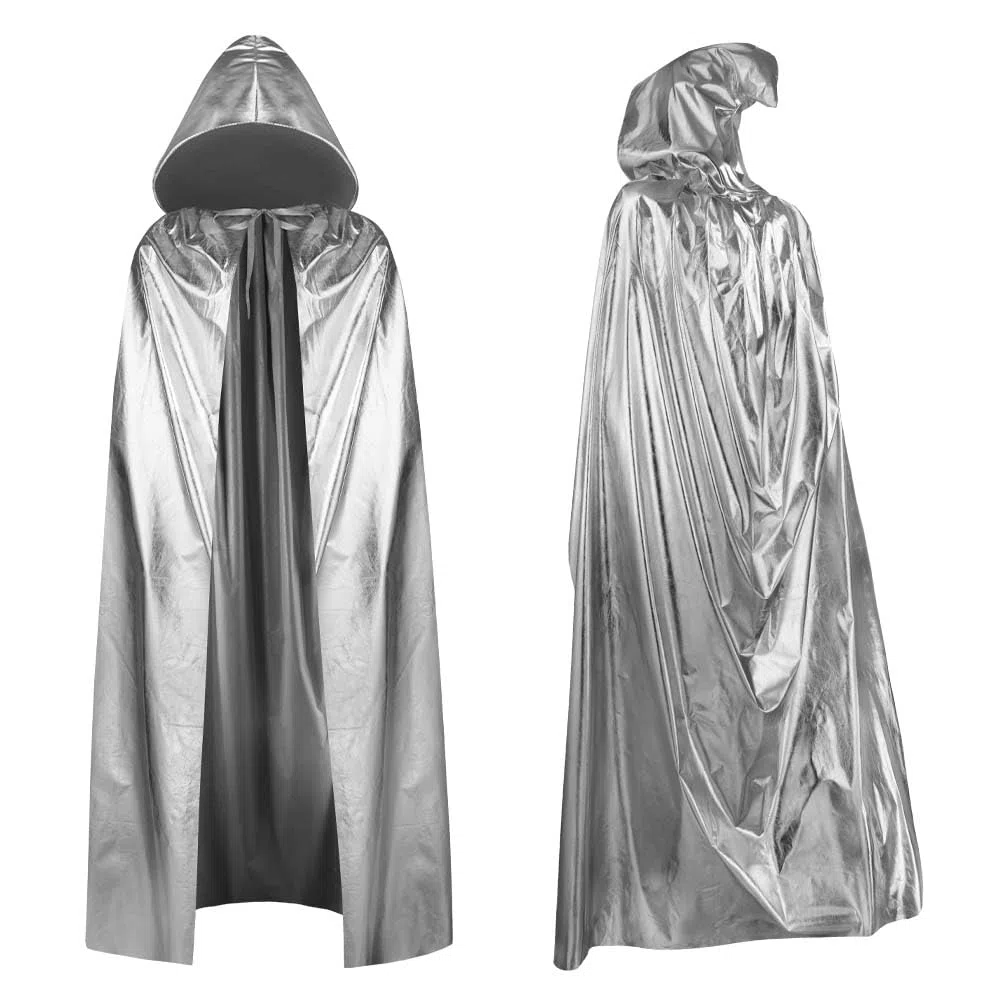 Aomig Mantello con Cappuccio, Mantello Halloween con Cappuccio Lungo Capo Costume, Mantello da Vampiro per Adulti di Travestimento, Carnevale, Feste in Famiglia