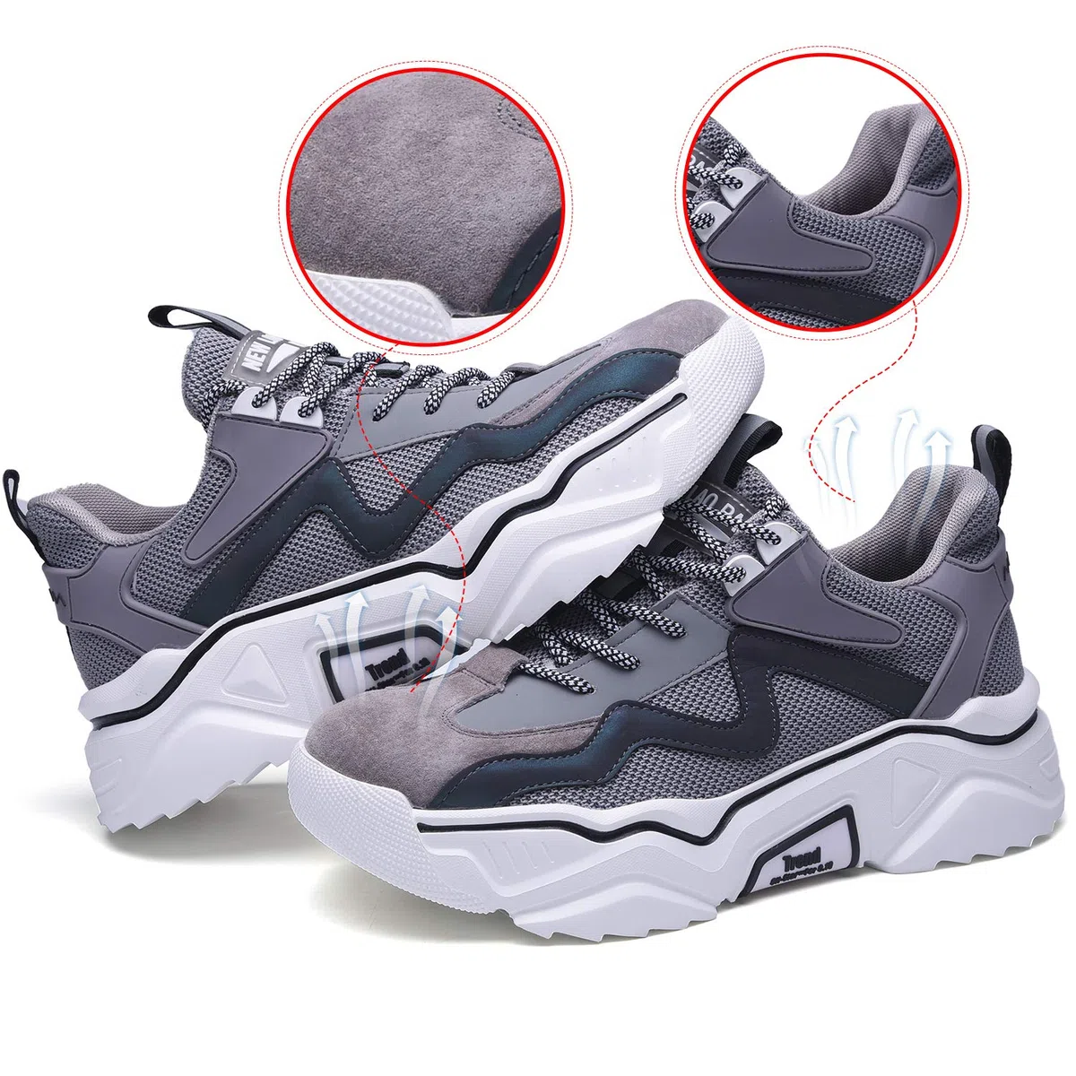 Scarpe Antinfortunistiche Donna Leggere Estive,Comode Scarpe da Lavoro Uomo Antiscivolo Bianche Cucina Traspiranti Punta in Acciaio Scarpe