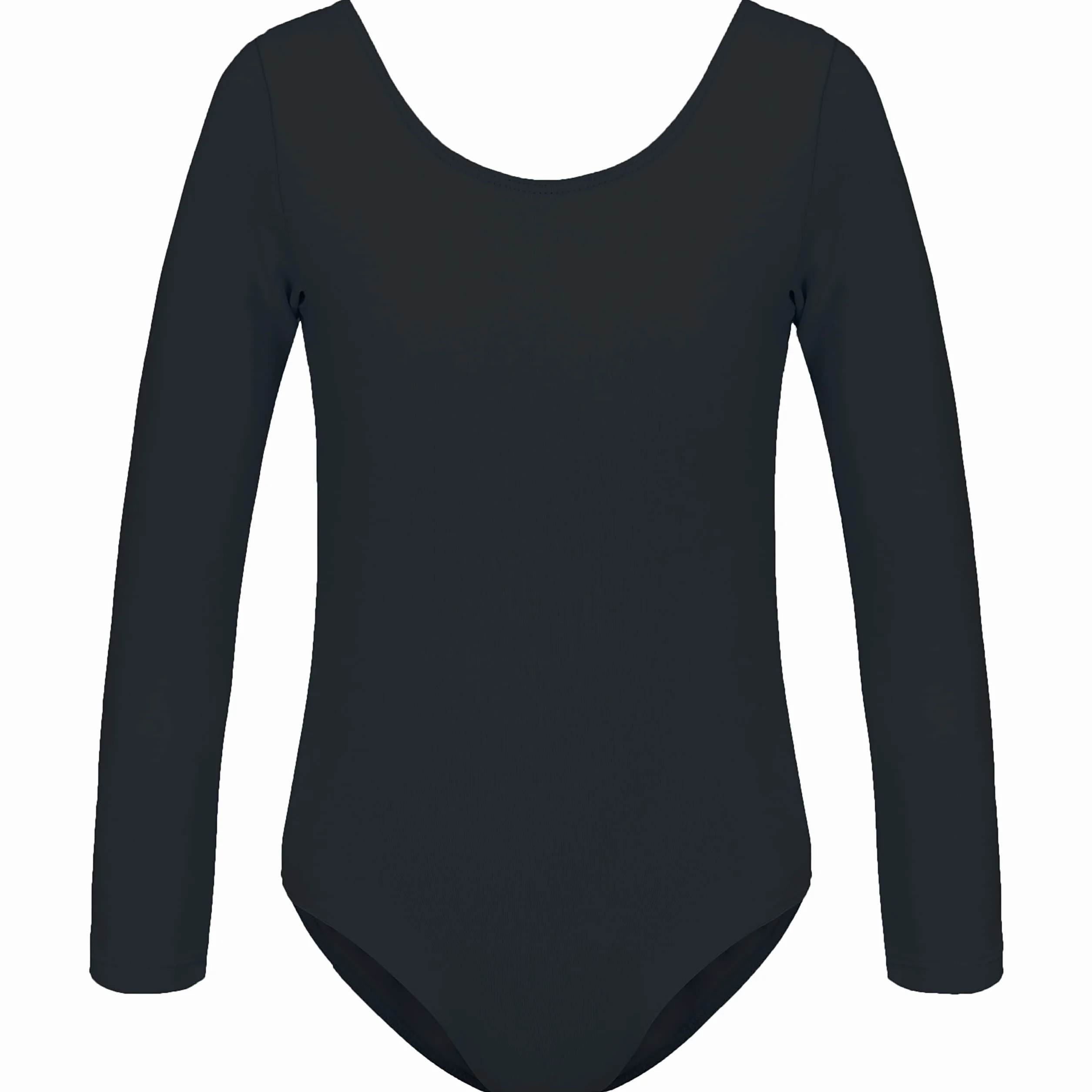 HIPPOSEUS Ragazze Body da Danza con Maniche Lunghe Classico Body Ginnastica Bambina Ballet Leotards,AM0019