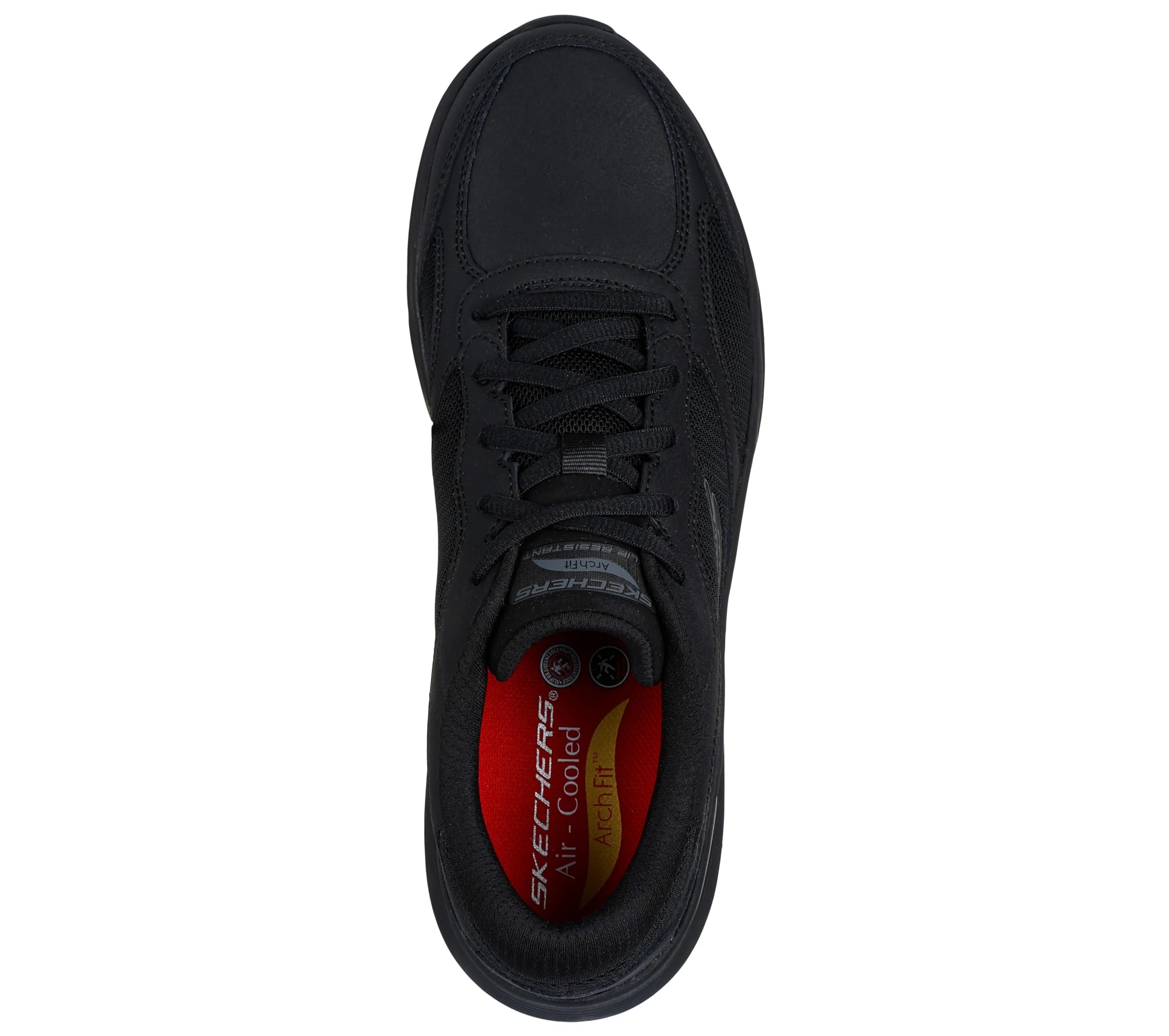 Skechers Work: Arch Fit 2.0 Slip Resistant Lace-up Sneakers for Men, Scarpe Food Service Uomo