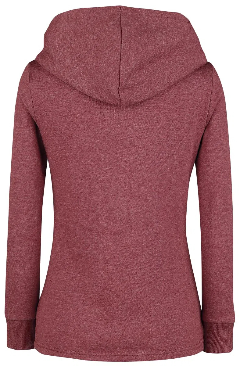 RED by EMP Donna Giacca Rossa con Cappuccio e Colletto