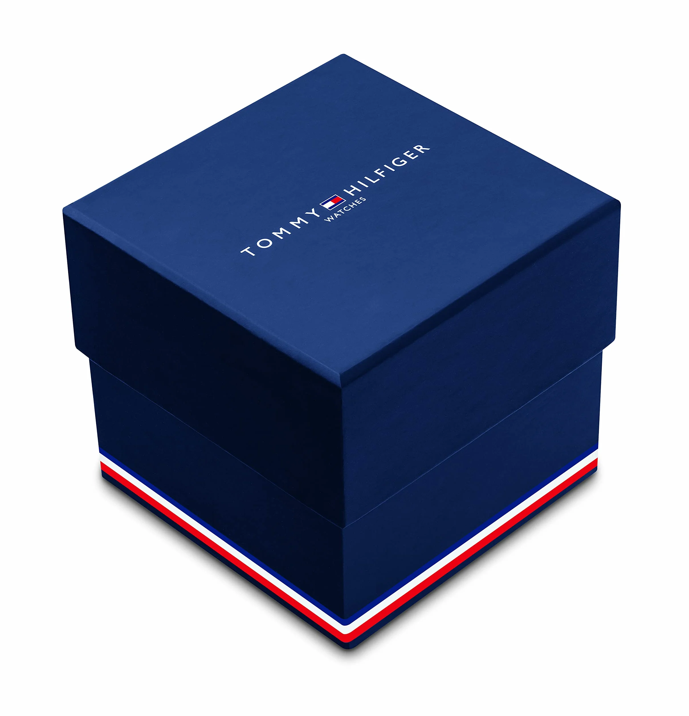 Tommy Hilfiger Orologio Analogico al Quarzo da Uomo - Quadrante Bianco, Cinturino in Silicone Bianco, Funzioni Giorno & Data, Cassa da 44 mm, Resistente all'acqua 3ATM - 1791481