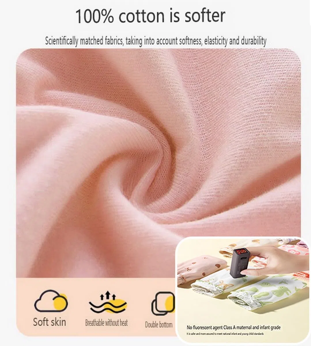Intima per Neonate in Cotone Bloomer Pantaloncini con Volant, Mutandine Copertura Pannolini per Bambini, Bimba Neonata Biancheria Intima, Mutandine Assorbenti Apprendimento 2 Anni