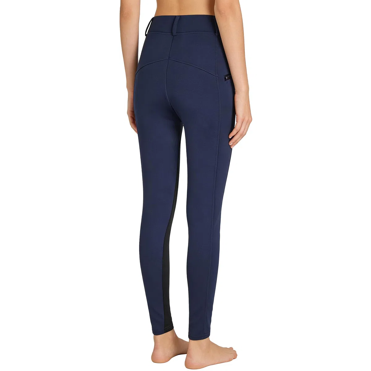 Choomomo Donna Pantaloni da Equitazione con Tasca con Cerniera Pantaloni da Equitazione A Vita Alta Donne Collant Sportivi Allenamento Danza