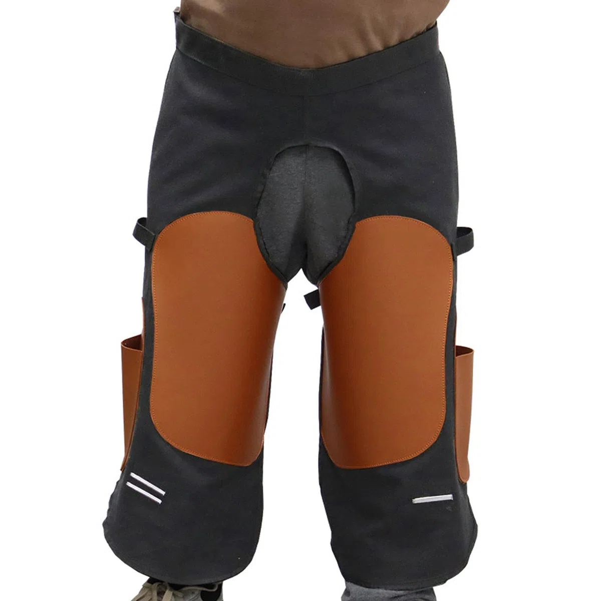 Grembiule Equestre Pantaloni Regolabili Heavy-Duty Con 2 Tasche Per | Grembiule Da Meccanico Per Macchinista, Meccanico, Carpentiere, Vigile Del Fuoco, Costruzione, Negozio E Officina