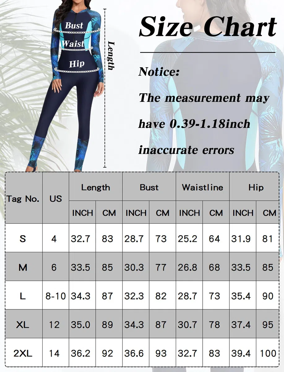 SEAUR Mute da Surf Sportive da Donna con Cerniera Muta da Immersione Protezione Solare 1 Pezzo Costume da Bagno Integrale per Piscina Spiaggia Kayak