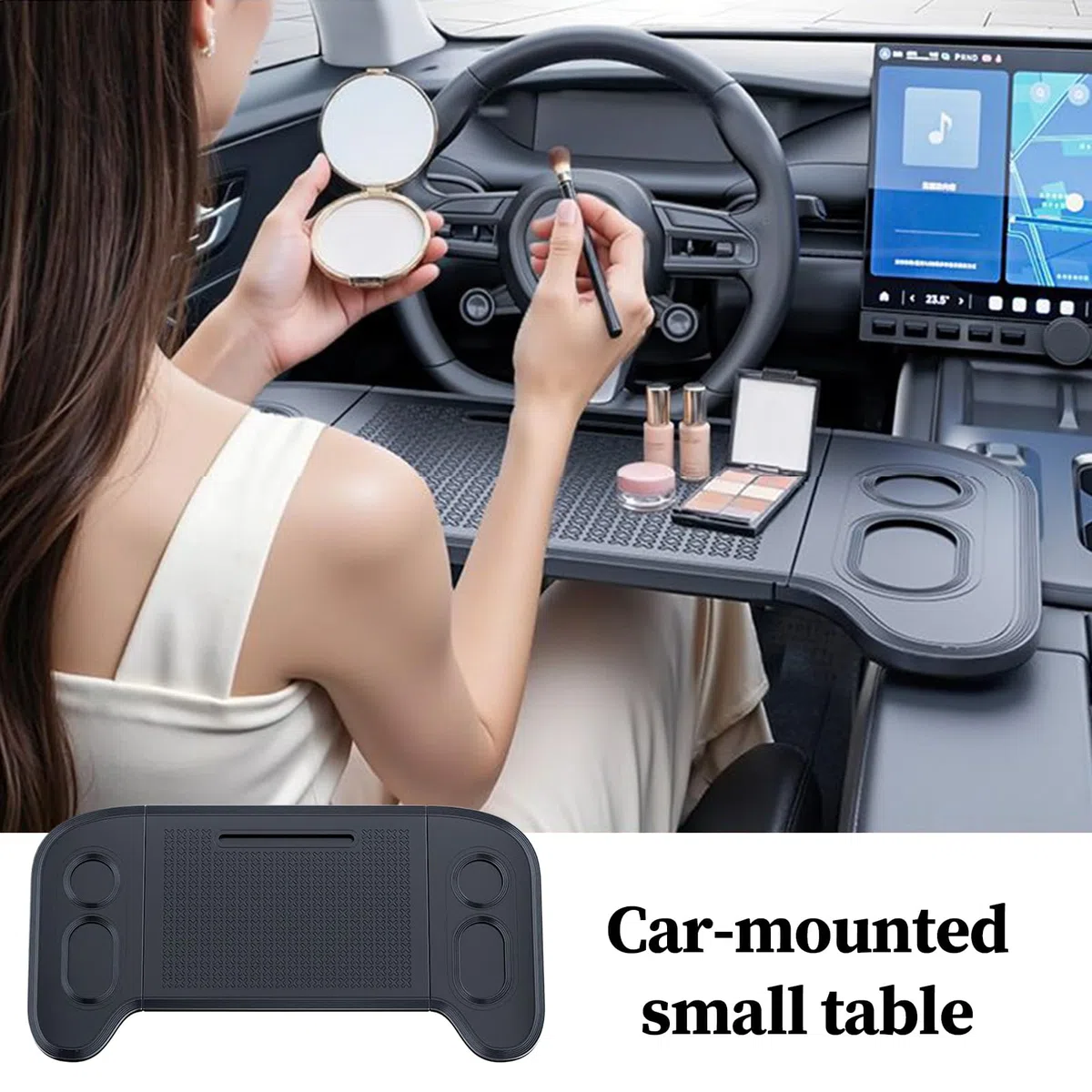 Tavolo da Volante Accessorio Auto Piegevole | Supporto Per Laptop Da Volante Per Guidatori Viaggi Pendolari Campeggio SUV Auto