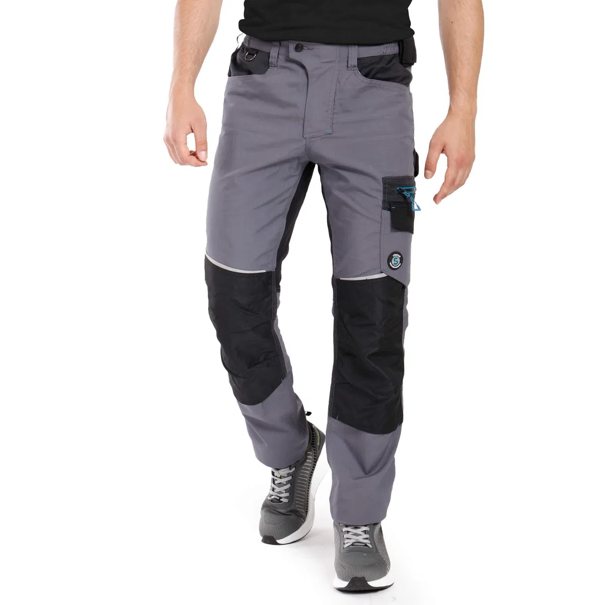 Revolt Ripstop Pantaloni da Lavoro Uomo Elasticizzati - Pantaloni da Lavoro Uomo Stretch con Spandex