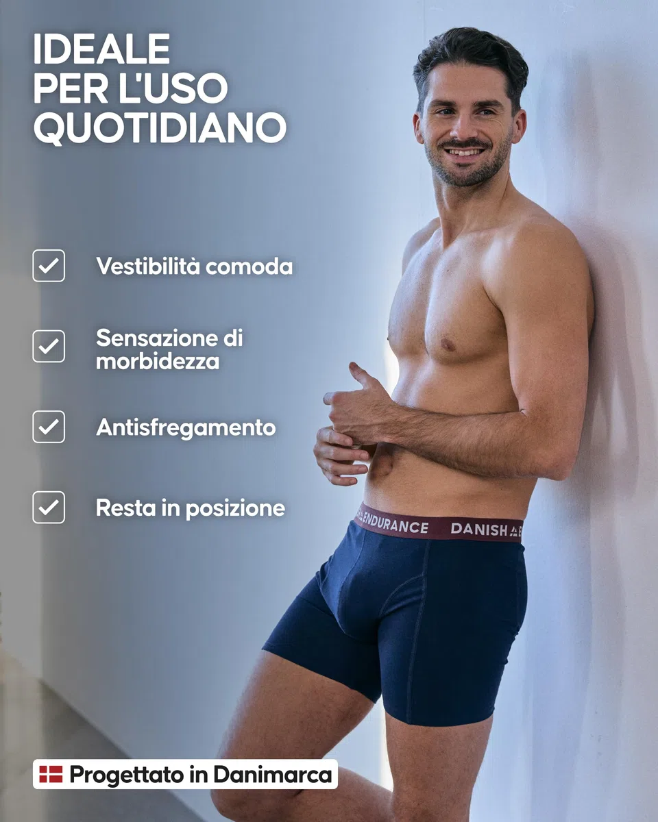 DANISH ENDURANCE, Boxer da uomo, in morbido cotone, elasticizzati, traspiranti, con o senza patta, confezione da 6 o 10