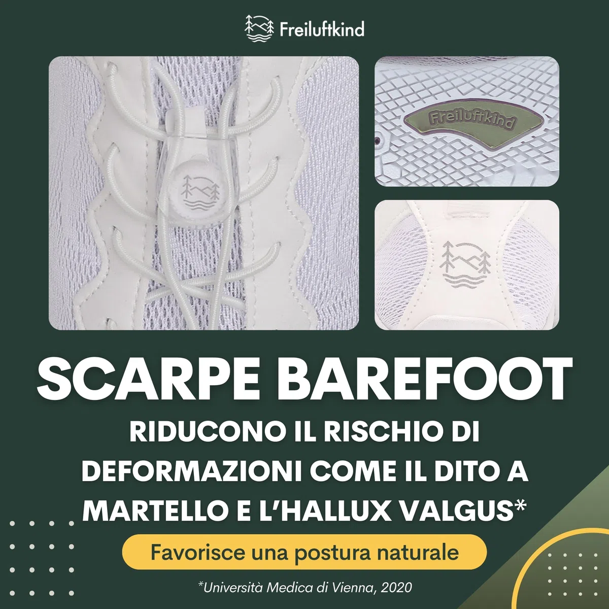 Freiluftkind Kokoda Barefoot Shoes Antiscivolo – Il Scarpe Barefoot Perfetto per la Tua Avventura – Scarpe Barefoot Uomo e Donna