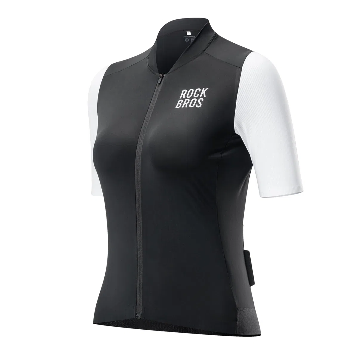 ROCKBROS Magliette da Ciclismo da Donna, Maglia Ciclismo Estiva Donna, Maglia Manica Corta da Ciclismo Traspirante Asciugatura Rapida, Abbigliamento da Ciclismo Donna per Bici da Strada, MTB, 3 Tasche