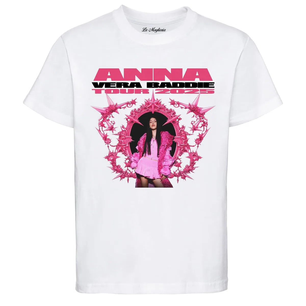 Maglietta t-Shirt per Bambina Ragazza di Anna - Vera Baddie Tour 2025