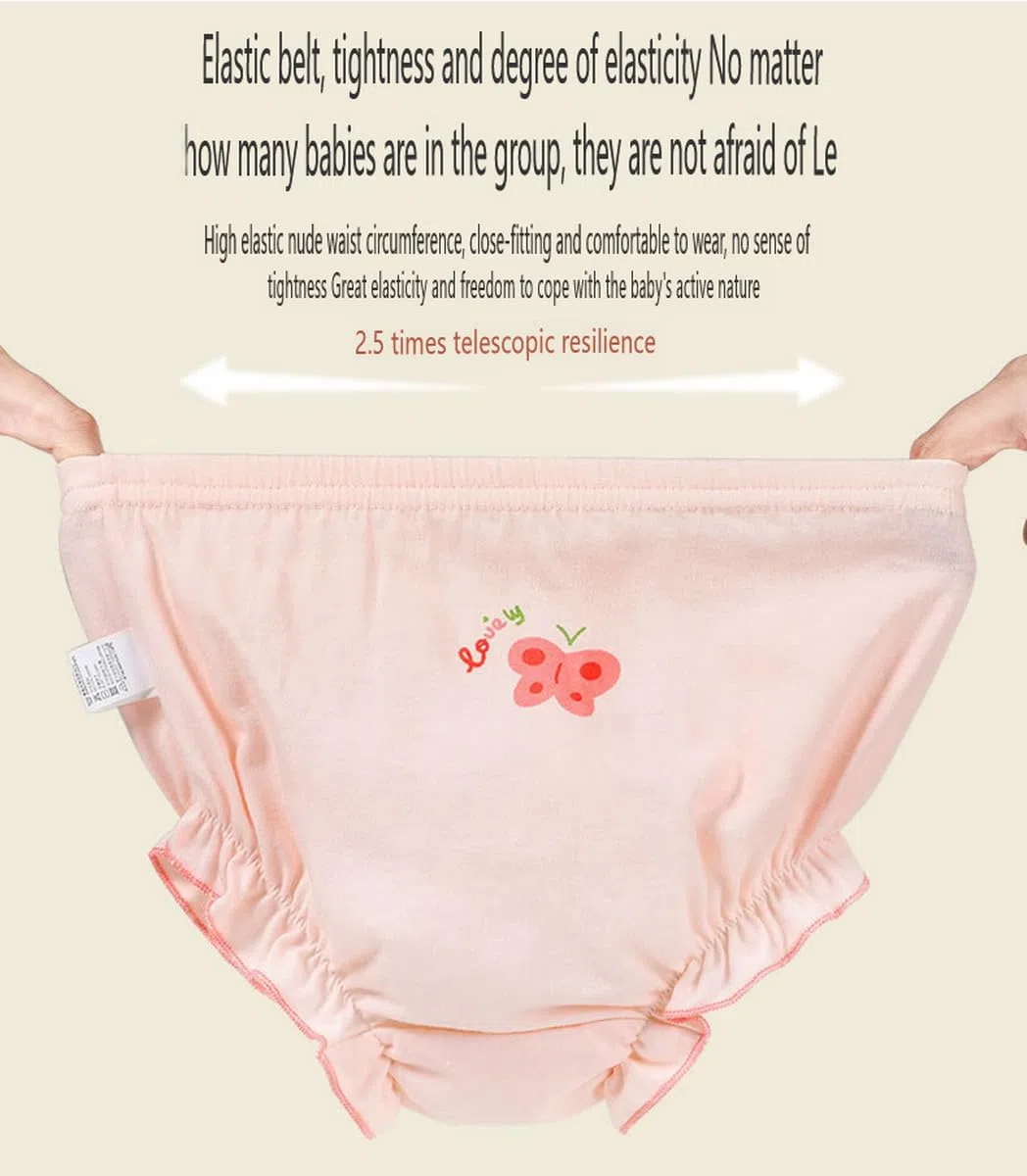 Intima per Neonate in Cotone Bloomer Pantaloncini con Volant, Mutandine Copertura Pannolini per Bambini, Bimba Neonata Biancheria Intima, Mutandine Assorbenti Apprendimento 2 Anni