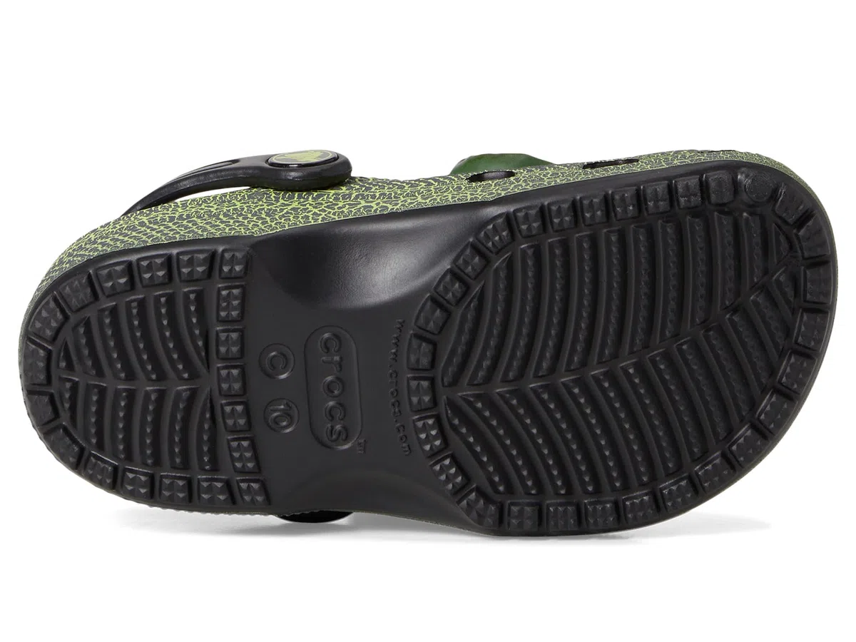 Crocs Classic Iam Scary Dino Clog T, Zoccoli Unisex - Bambini e Ragazzi, Nero, 23/24 EU