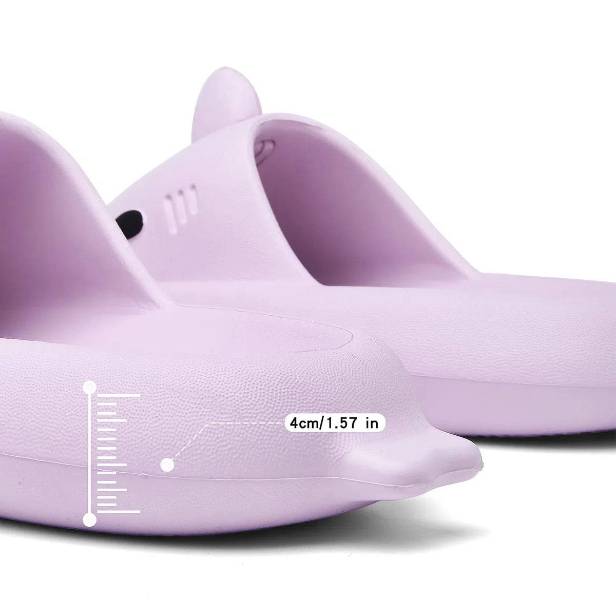Ciabatte Squalo Estive Donna Uomo Pantofole da Bagno Comode Ciabatta da Doccia Antiscivolo Sandali da Spiaggia e Piscina a Punta Aperta Shark Slides Slippers
