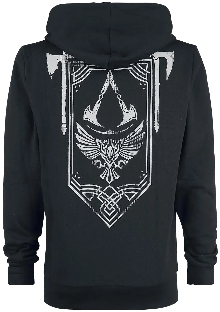 Assassin's Creed Valhalla - Crest Uomo Felpa Jogging Nero Regular