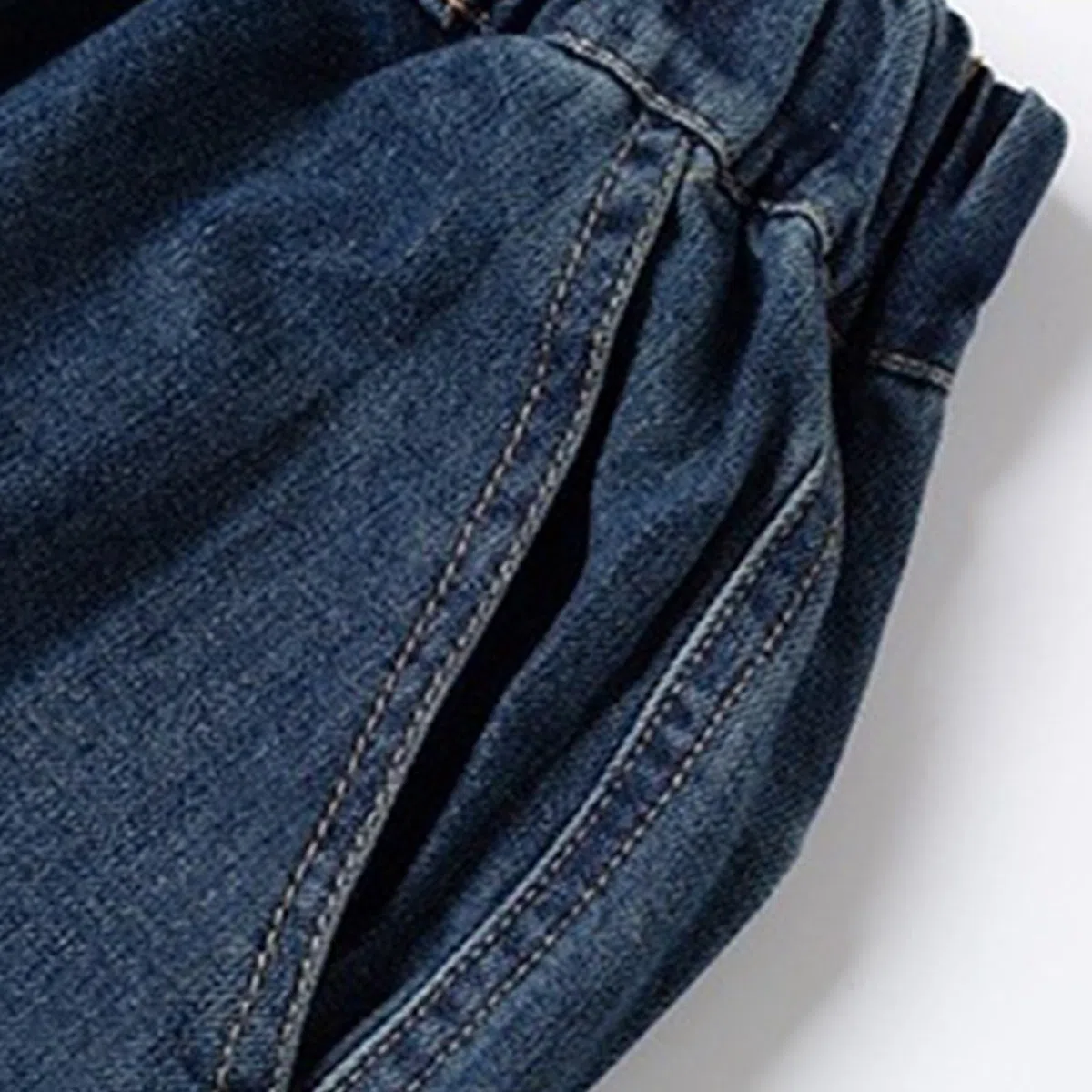 Generico Pantaloncini Jeans Ragazzo Bermuda Ragazzo Estivi Jeans Short Bambino Lunghi al Ginocchio Pantaloni Corti Denim Jean Jorts Regular Fit Comodi Y2k per Il Tempo Libero con Tasche 4-10 Anni
