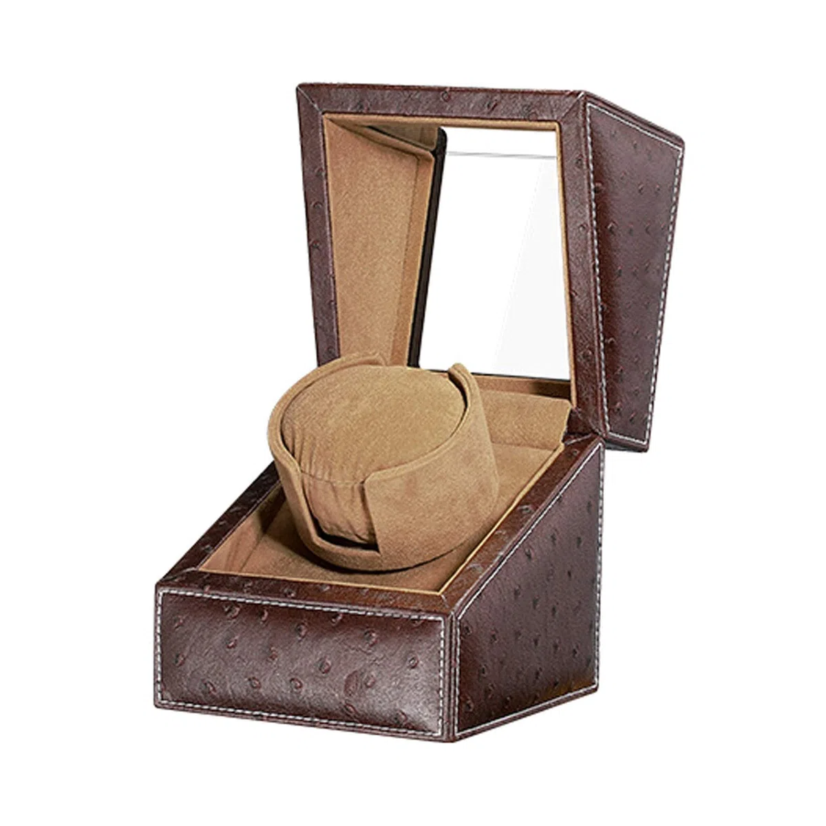 Caricatore Automatico per Orologi Caricatore Singolo per Orologi con Morbido Cuscino in Peluche Flessibile Motore Super Silenzioso Alimentazione Compatibile con la Maggior Parte de