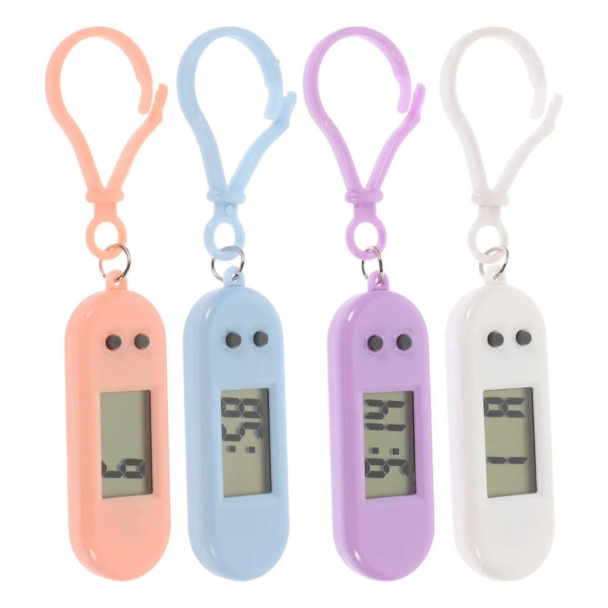 TOYANDONA 8 pezzi regalo per gli uomini chilren orologio da tasca uomo orologi portachiavi orologio mini portachiavi orologio da tasca per donna uomo orologi digitali uomo regalo portachiavi ciondolo