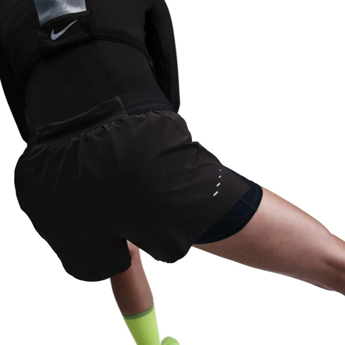 Nike - Shorts da Running 2 in 1 A Vita Media Dri-Fit 8 Cm Nike Swift – Donna, Pantaloncini da Corsa 2 in 1 Donna