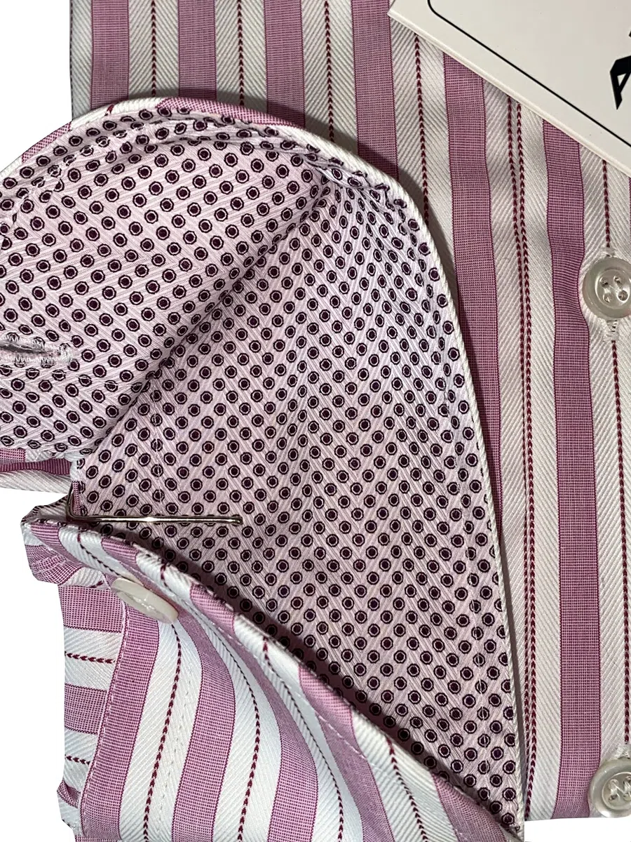 Alea Camicia Uomo Collo Mezzo Francese 39 (15" 1/2) 5722 (002) Cotone con Contrasti